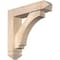 Ekena Millwork Imperial Arts and Crafts Smooth Bracket w/ Offset Brace, Douglas Fir, 5 1/2"W x 22"D x 22"H BKT0604X22X22IMP03SDF - alternate 1